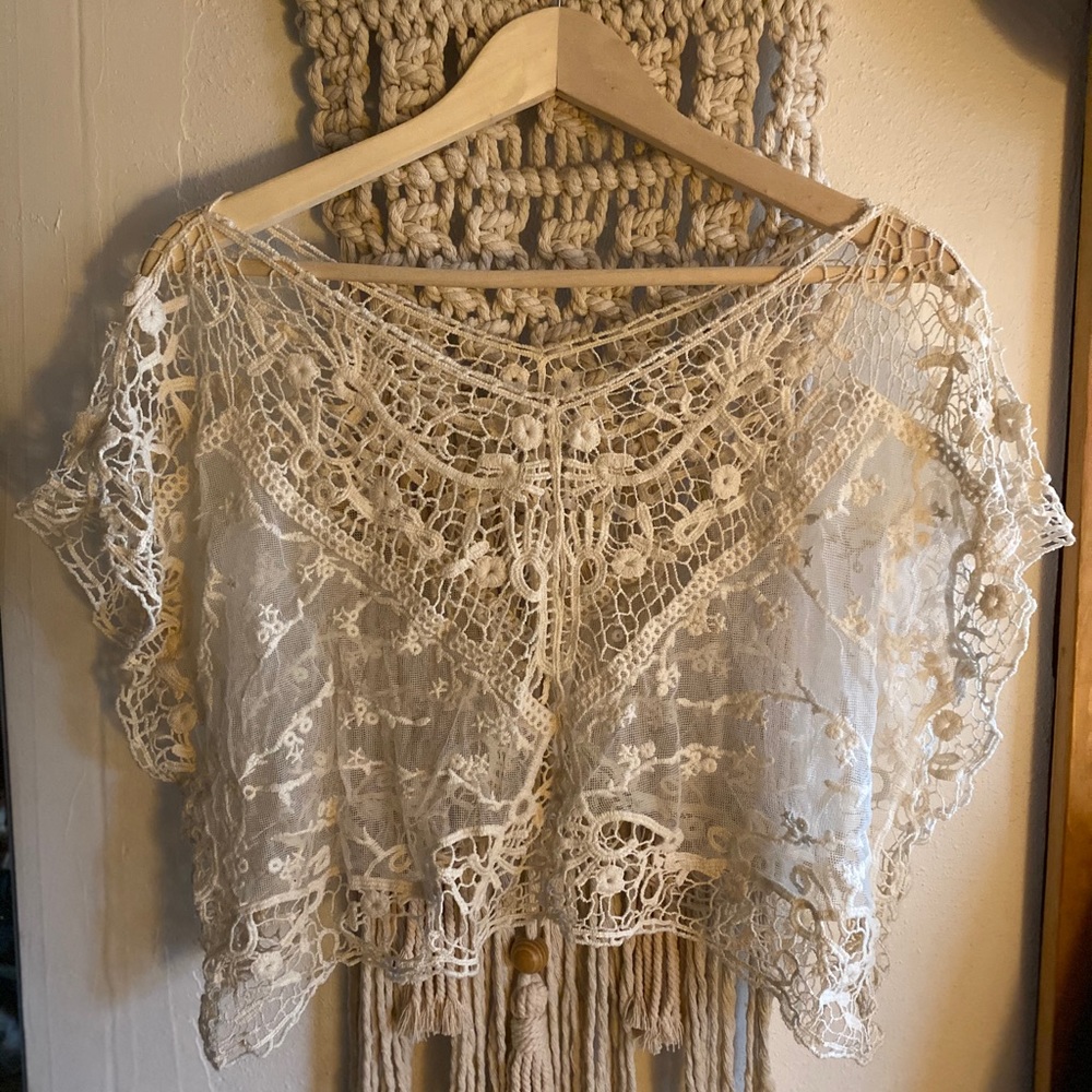 Rare crochet festival crop top